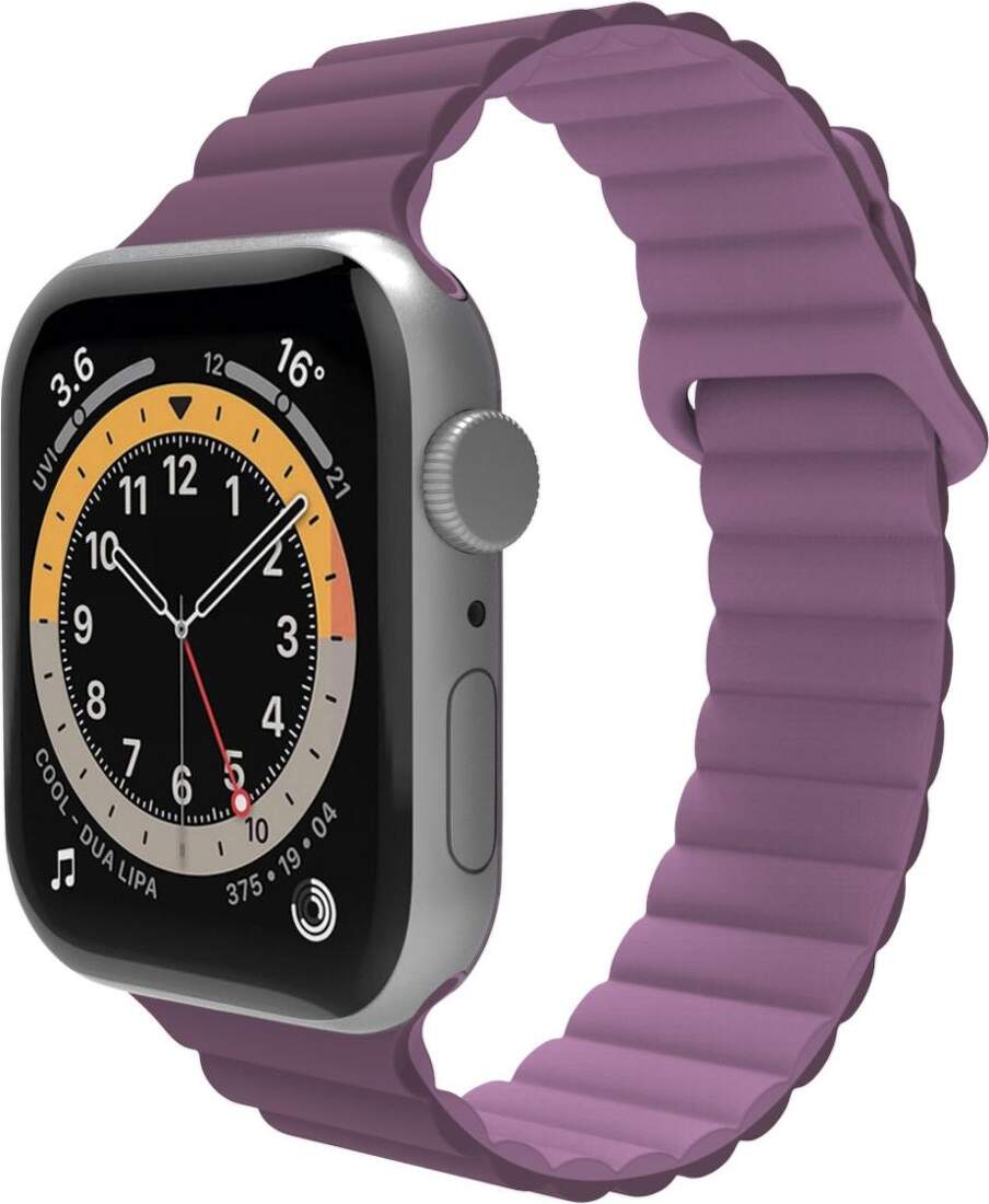 Remienok Celly magnetický remienok pre Apple Watch 42/44/45 mm fialový