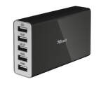 TRUST 25W Wall Charger with 5 USB ports - black 20014