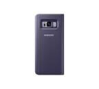 Samsung Clear View Galaxy S8 fialové flipové puzdro