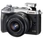 Canon EOS M6 strieborná + EF-M 15-45mm IS STM