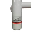 ELNA S6B, biely kúpeľňový radiátor