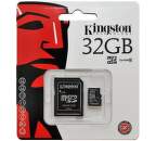 Kingston Micro SDHC 32GB Class 10 + SD adaptér