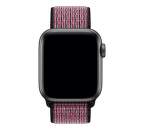 Apple Watch 40 mm Nike športový prevliekací remienok, krikľavo ružový/sýto fialový