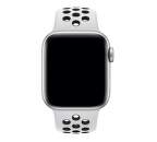 Apple Watch 40 mm Nike športový remienok S/M a M/L, platinový/čierny