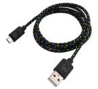 Mobilnet USB/Micro USB kábel 1 m, čierna