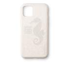 Wilma eko puzdro pre Apple iPhone 11 Pro, biela s motívom morského koníka