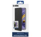 SBS Wallet Lite puzdro pre Samsung Galaxy A51, čierna
