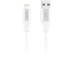 Fonex USB/Lightning kábel 1,2 m, biela