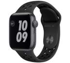 Apple Watch SE Nike 40 mm vesmírne sivý hliník / antracitový / čierny športový remienok Nike
