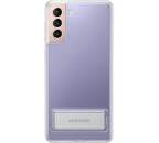 Samsung Clear Standing puzdro pre Samsung Galaxy S21+ transparentná