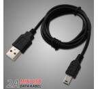 Mobilnet Mini USB kábel 2A, čierna