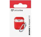 CellularLine Bounce puzdro pre Apple AirPods červené (3)