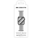 Case & Me nylonový remienok pre Apple Watch 42/44/45 mm sivý