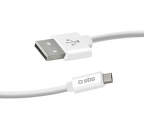 SBS USB-C kábel 1m, biela