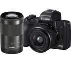 Canon EOS M50 čierna + EF-M 15-45mm IS STM + EF-M 55-200mm IS STM