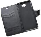Mobilnet knižkové puzdro pre Huawei Y6 II Compact, čierna