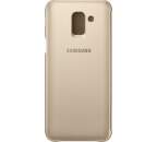 Samsung Wallet Cover puzdro pre Samsung Galaxy J6, zlatá