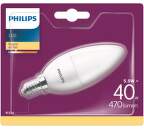 LED Philips sviečka, 5,5W, E14, teplá biela