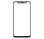 Qsklo Full Cover 2D ochranné sklo pre Xiaomi Mi 8, čierna
