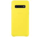Samsung Leather Case pre Samsung Galaxy S10+, žltá