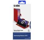 SBS Book Sense puzdro pre Samsung Galaxy S10, červená