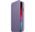 Apple kožené puzdro Folio pre iPhone Xs Max, fialové