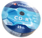 VERBATIM CD-R DL 25 celofán 700 MB 43726