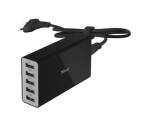 TRUST 25W Wall Charger with 5 USB ports - black 20014