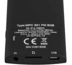 Hyundai MPC 501 8GB FM - MP3/MP4 prehrávač (čierny)