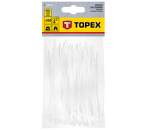 TOPEX 2,5 x 100 mm 100 ks, biela