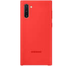 Samsung Silicone Cover pre Samsung Galaxy Note10, červená