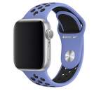 Apple Watch 40 mm Nike športový remienok S/M a M/L, noblesne modrý/čierny