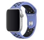 Apple Watch 44 mm Nike sportovní remienok S/M a M/L, noblesne modrý/čierny