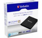 Verbatim 43889 Slimline Blu‑ray čierna