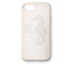 Wilma eko puzdro pre Apple iPhone 8, 7, 6S a 6, biela s motívom morského koníka