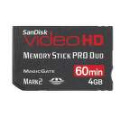 90869 SANDISK Ultra II MS PRO Duo Video HD 4GB