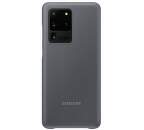 Samsung Clear View Cover puzdro pre Samsung Galaxy S20 Ultra, sivá