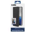 SBS knižkové puzdro pre Samsung Galaxy S20, čierna