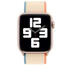 Apple Watch 44 mm športový prevliekací remienok smotanový