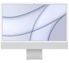 Apple iMac 24" (2021) 4,5K Retina M1 / 8-jadrové GPU / 8 GB / 512 GB MGPD3SL/A strieborný
