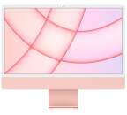 Apple iMac 24" (2021) 4,5K Retina M1 / 8-jadrové GPU / 8 GB / 256 GB MGPM3SL/A ružový