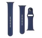 Fixed Silicone Strap remienok pre Apple Watch 42/44mm modrý