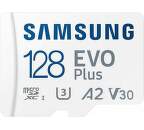 Samsung Micro SDXC 128 GB EVO Plus U3 + SD adaptér (1)
