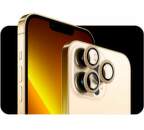 Tempered Glass Protector zafírové sklo pre kameru Apple iPhone 13 Pro/13 Pro Max 0.3 karátové zlaté