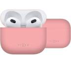 Fixed Silky puzdro pre Apple Airpods 3 2021 ružové
