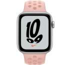Apple Watch 45 mm Nike športový remienok Pink OxfordRose Whisper (3)