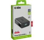 SBS powerbanka s LCD displejom 20 000 mAh 20 W PD čierna