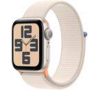 Apple Watch SE 2023 GPS 40 mm hviezdne biely hliník (1)