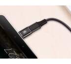 Baseus USB-C/Micro USB redukcia 2,4A čierna