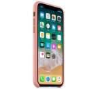 Apple kožené puzdro pre iPhone X, ružová